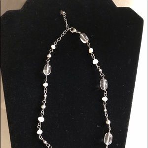 SILPADA Sterling Silver & Pearl Necklace